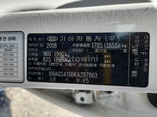2019 Kia The New K5 2th Gen Noaccident.Original.KM