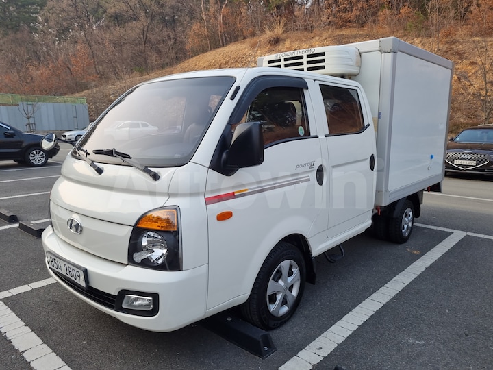 2012 현대 포터2 (H100) 1 ton 냉동탑 CRDi 더블캡 4*2(2륜)